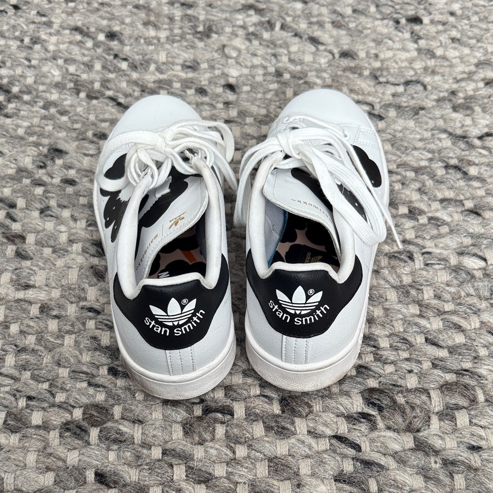 Adidas / marimekko / Stan Smith - White and Black Sneakers - Picture 3 of 4